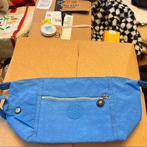 Kipling Blue Clutch Wristlet